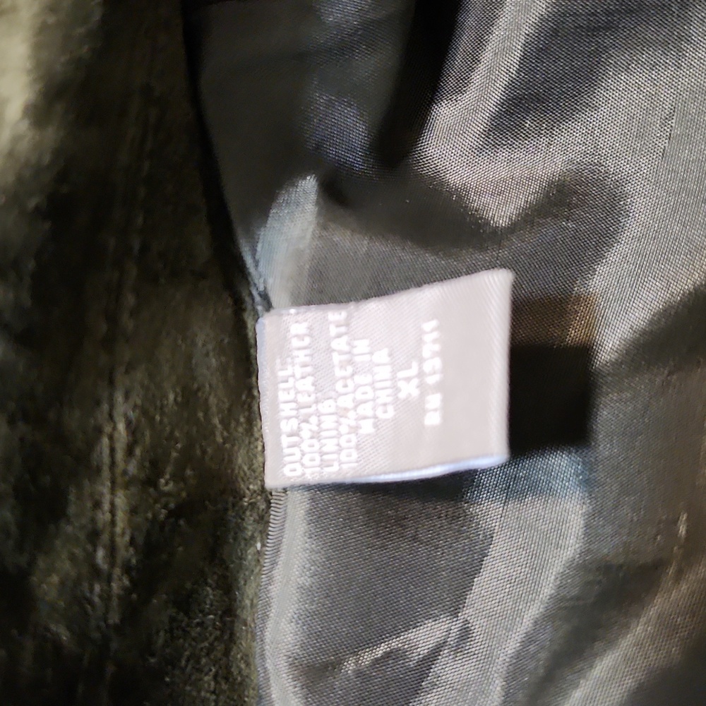 Valerie Separates Vintage Olive Green Suede Jacket - Picture 6 of 7